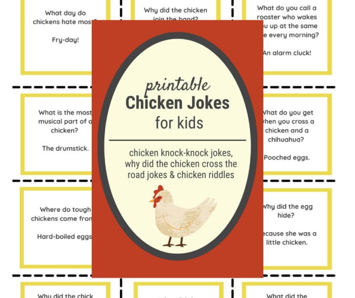 Silly & Fun Chicken Jokes for Kids (that you can print)